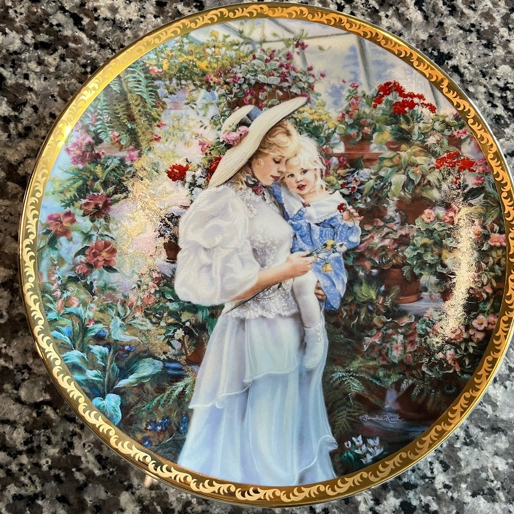 Sandra Kuck"A Precious Time" Plate